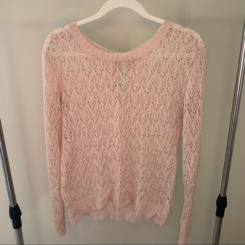 Lauren Conrad Light Pink Knitted Sweater